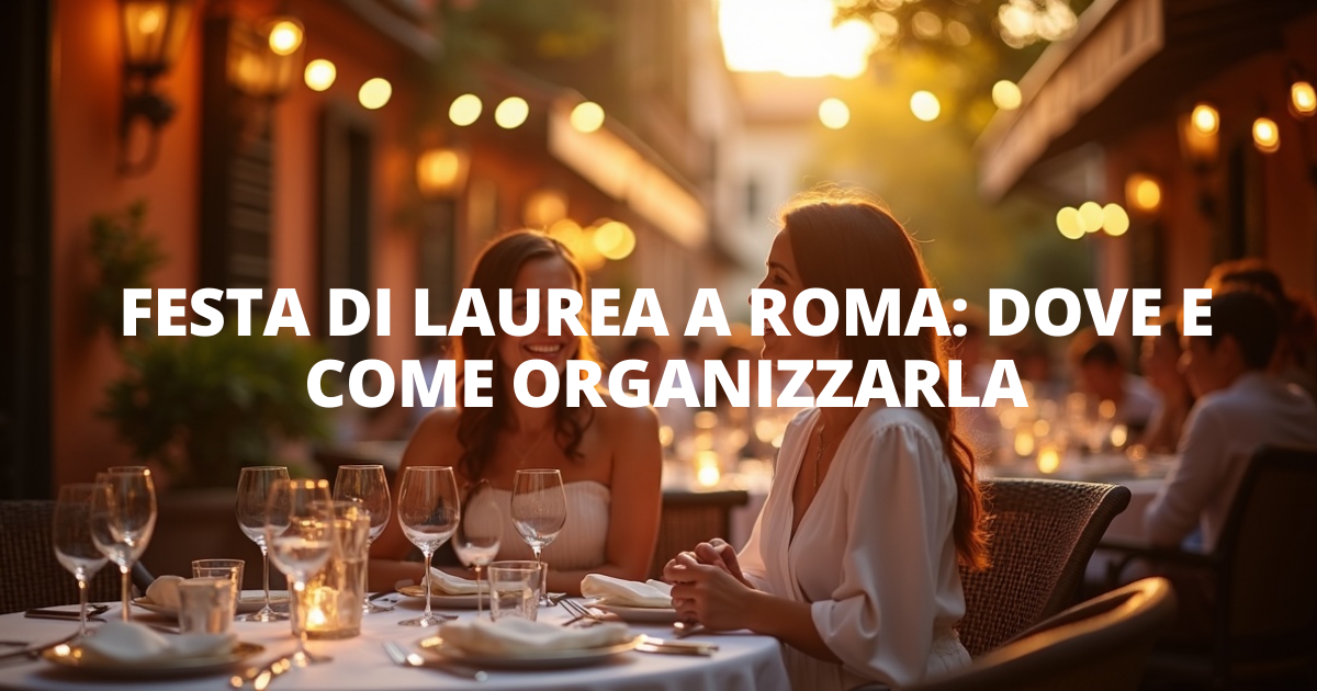 Festa di laurea a Roma: dove e come organizzarla