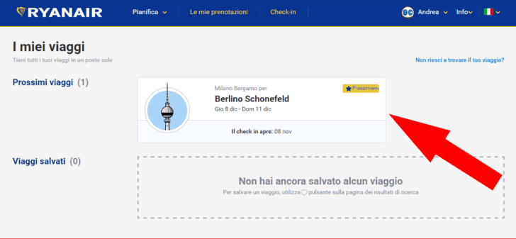 BIGLIETTO RYANAIR SCARICARE