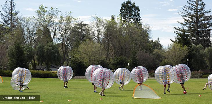 Bubble Soccer: un&#8217;idea originale per il tuo evento aziendale