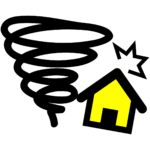 icona tromba d'aria