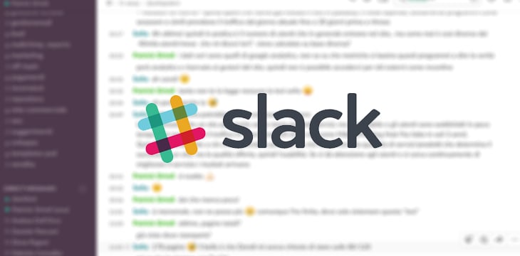 Slack per gli eventi
