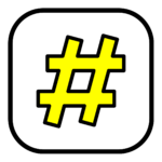 icona hashtag