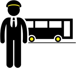 icona bus e autista