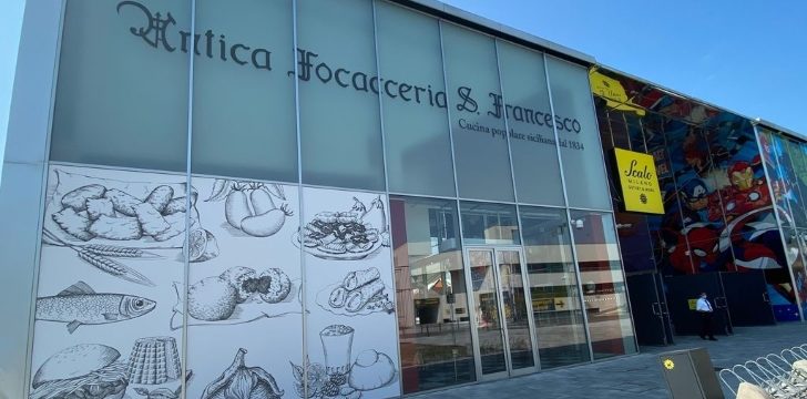 entrata di Antica Focacceria S. Francesco entrata di Antica Focacceria S. Francesco Scalo Milano
