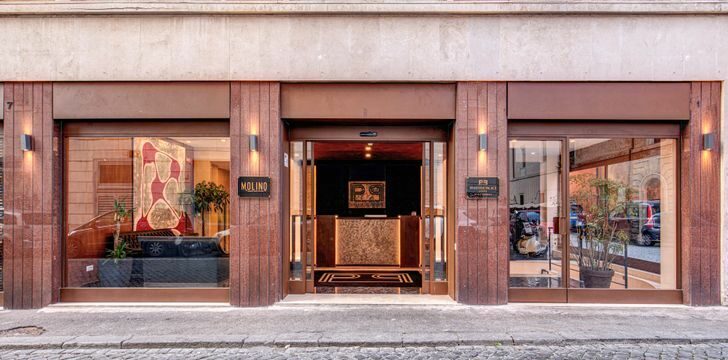 Prassede Palace Hotel: ingresso esterno