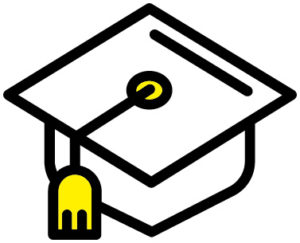 icona cappello di laurea