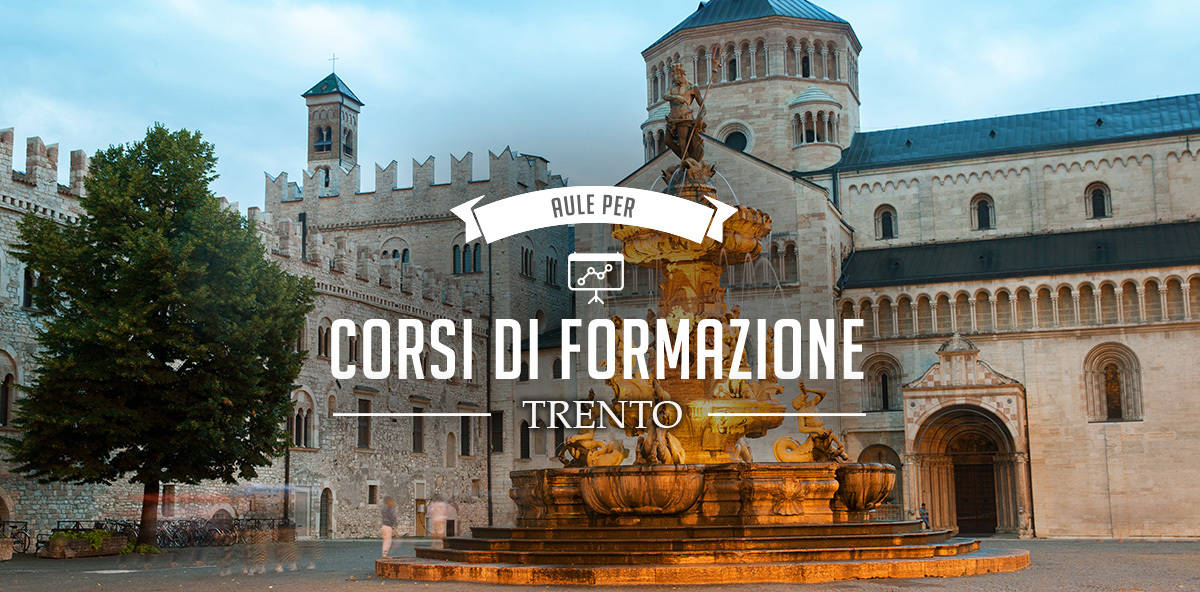 Aule per corsi di formazione a Trento