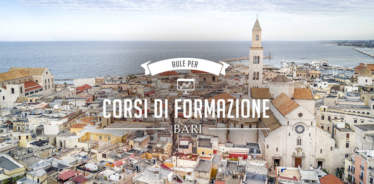 Aule per corsi di formazione a Bari