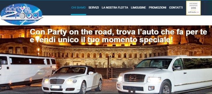 Limousine roma sito party on the road