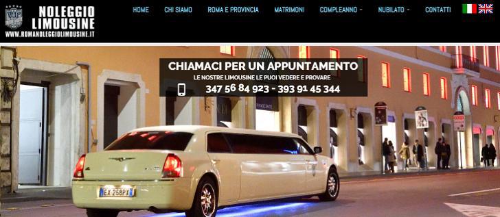 Cattura sito noleggio limousine 