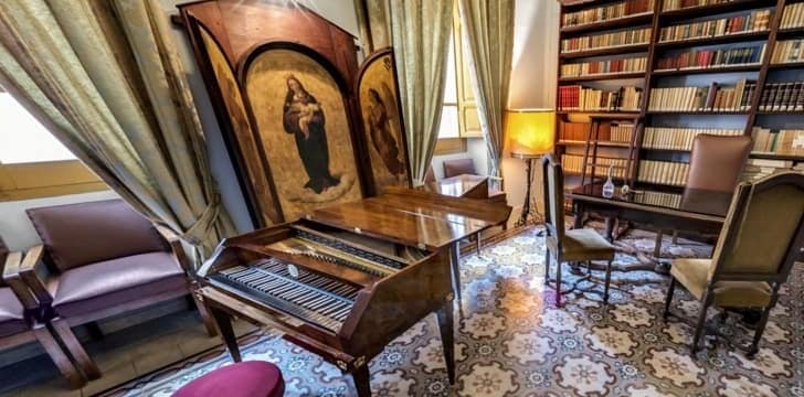 Palazzo Siotto: Sala azzurra