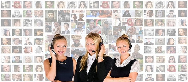 customer service tramite call center