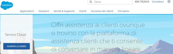 cattura sito salesforce