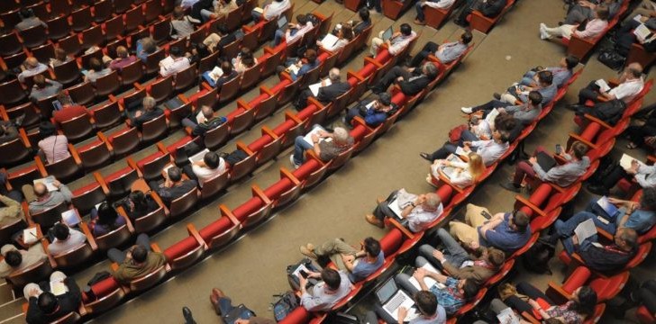 Platea di un convegno