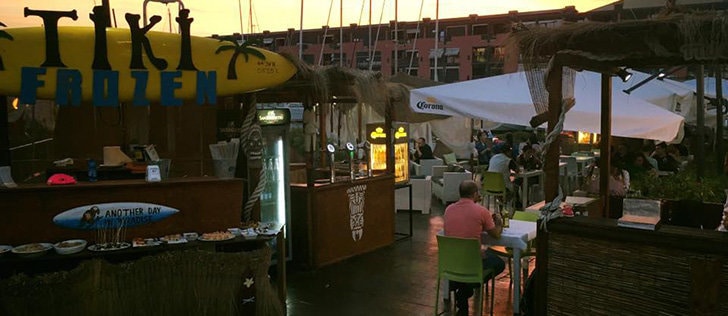 chiringuito tiki frozen al tramonto