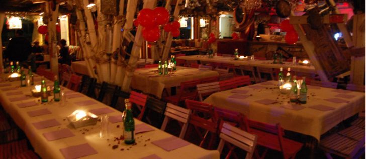 Boccaccio tavoli allestiti per cena