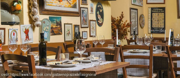 Gustavino della Signoria sala da pranzo