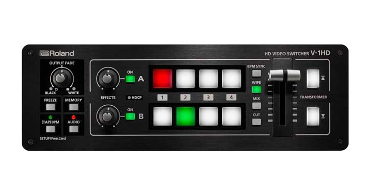 Regia Video mixer video Roland