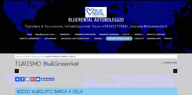 blue rental home blue rental per addio al nubilato in barca in Liguria