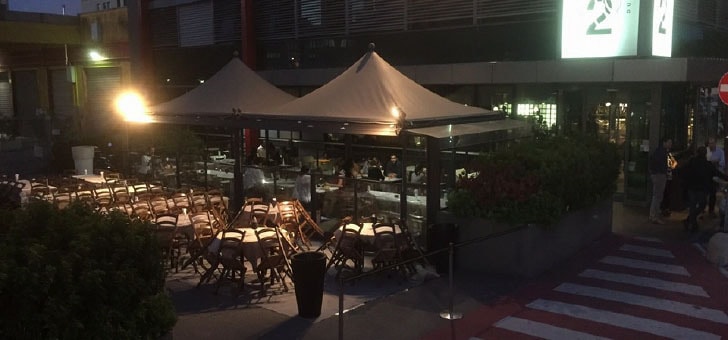 Duecentododici Dehor del ristorante Duecentododici