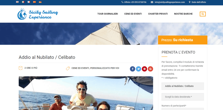 Sicily Sailing home addio al nubilato in barca in Sicilia Sicily Sailing