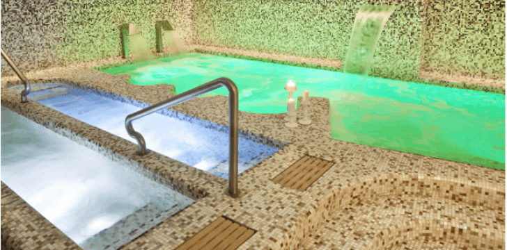 Spa Giardino dei Pini: piscina interna Spa Giardino dei Pini piscina interna