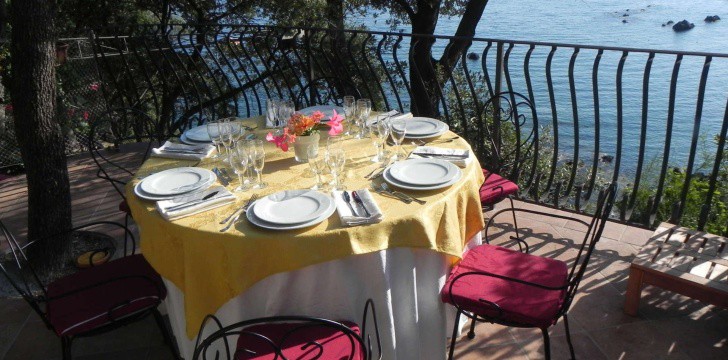 terrazza terrazza del ristorante del Santojanni Maratea