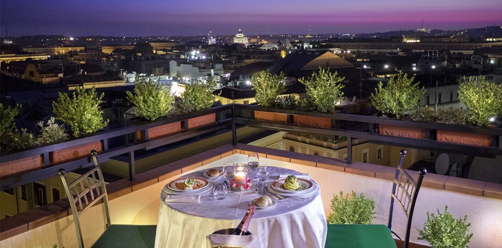 Hotel Diana Roof Garden: Terrazza