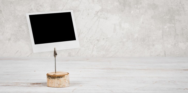 memo clip in legno con fotografia