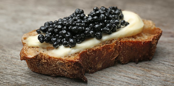 Tartine con caviale