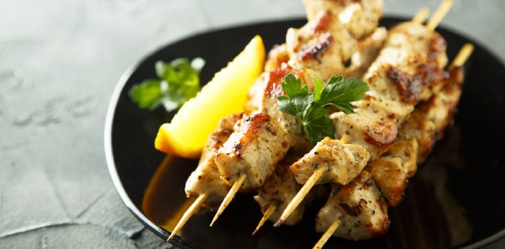 Spiedini di Pollo al limone