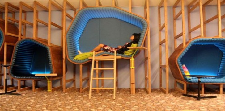 Coworking: sleeping area auspin.com Coworking: sleeping area auspin.com