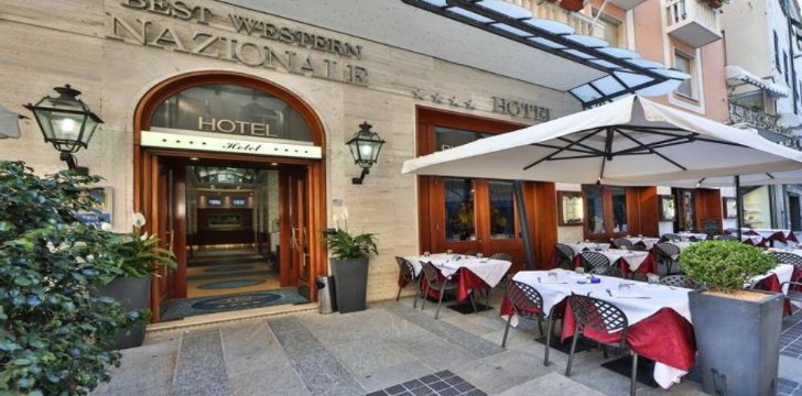 Best Western hotel nazionale: entrata