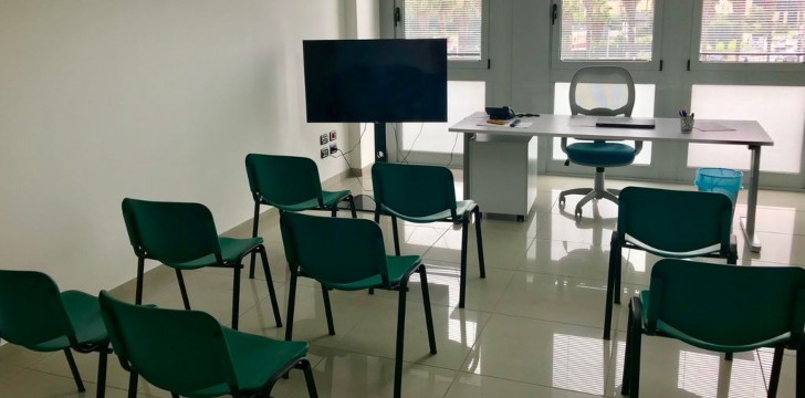 sala formazione del Your Space Coworking Area