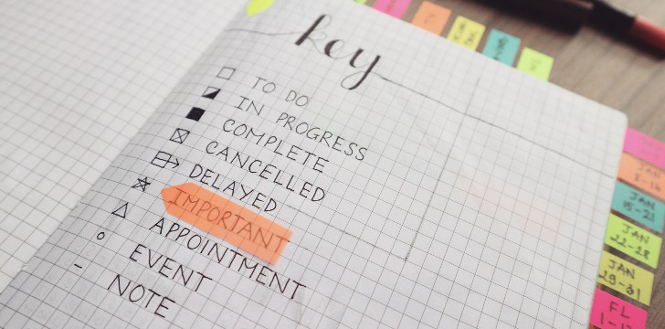 Bullet journal: daily log