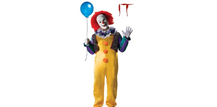 costume per Halloween da uomo pagliaccio di It