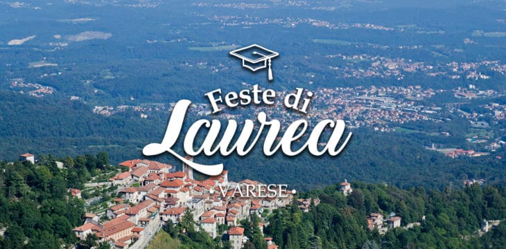 Feste di Laurea a Varese: immagine di Varese dall'alto