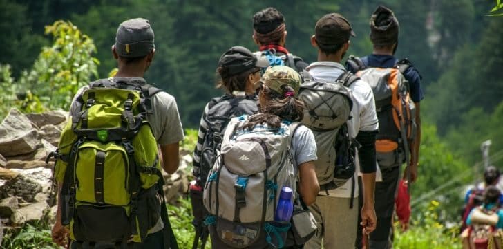 Gruppo di trekking