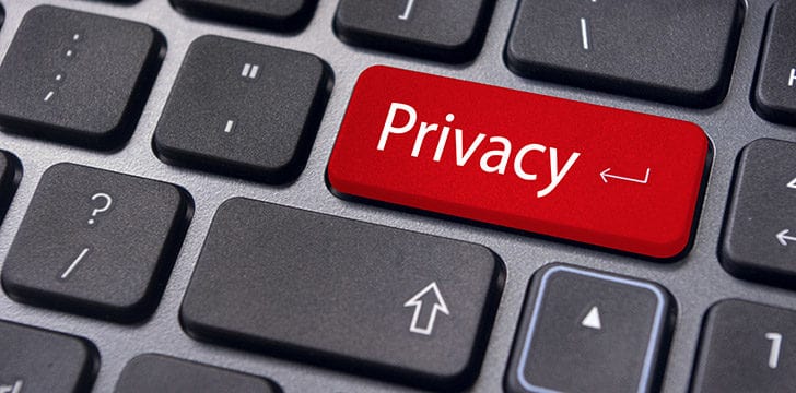 Privacy tasto pc