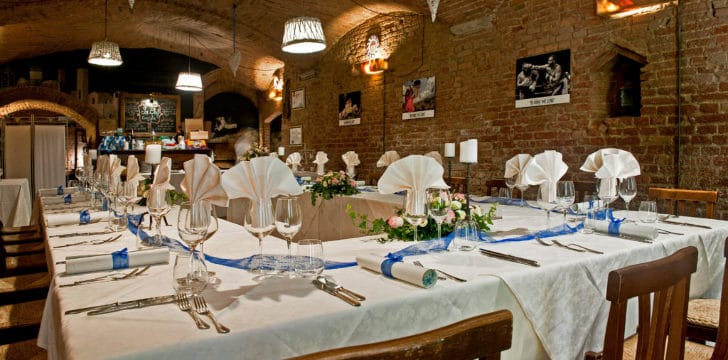 La sala del gallo nero allestimento sala del gallo nero