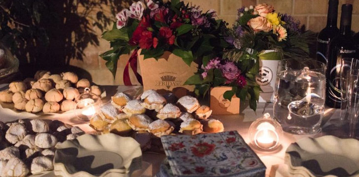 buffet di dolci di Palazzo Siotto