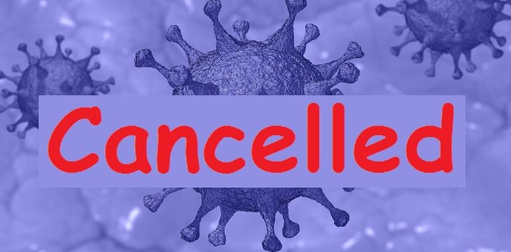 eventi cancellati per coronavirus