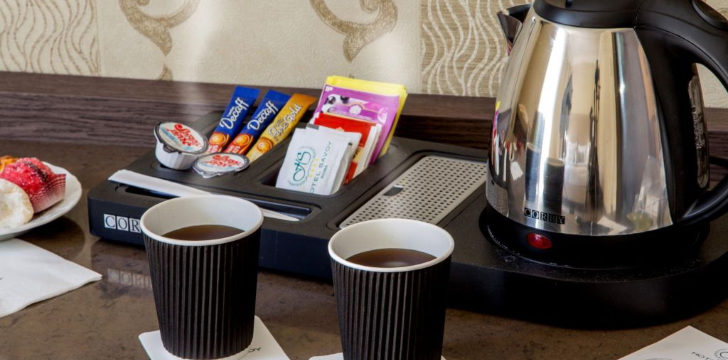 Colazione in camera all'hotel savoy