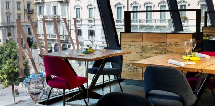 viva ristorante con vista di eataly milano