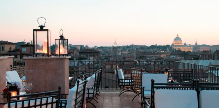 Terrazza Borromini: vista panoramica