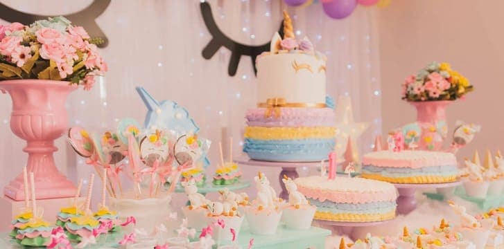 Torta per feste di compleanno: idea unicorno