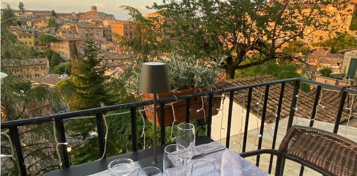 Locanda del Morlacchi: terrazza panoramica