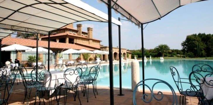 Villa Finisterre per eventi nella natura a Viterbo